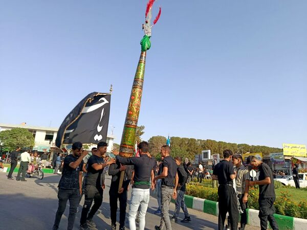 مراسم دسته بنی اسد در کاشمر