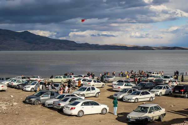 جشنواره بادبادک ها در دریاچه ارومیه