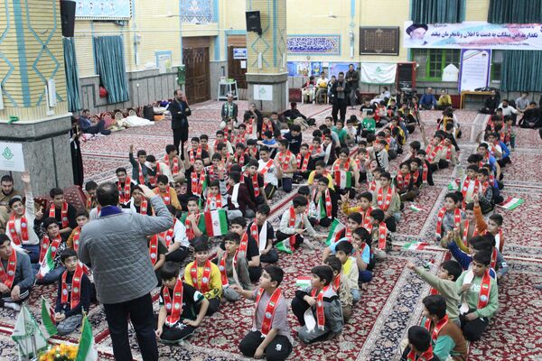 حضور قائم‌مقام سازمان دانش آموزی کشور در جمع پیشتازان معتکف گرمه 