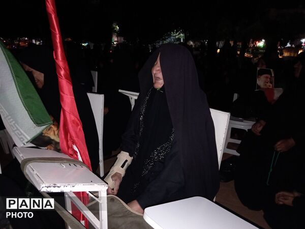 مراسم عزاداری شب هشتم ماه محرم الحرام