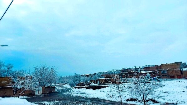 زمستان در بهار روستای استای تایباد