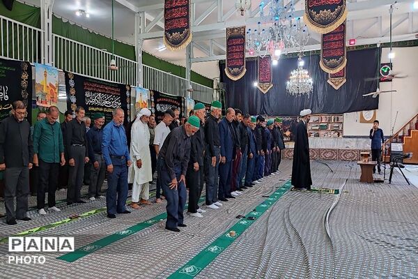 هئیت عزاداری مسجد جامع شهربار نیشابور در روز تاسوعای حسینی 