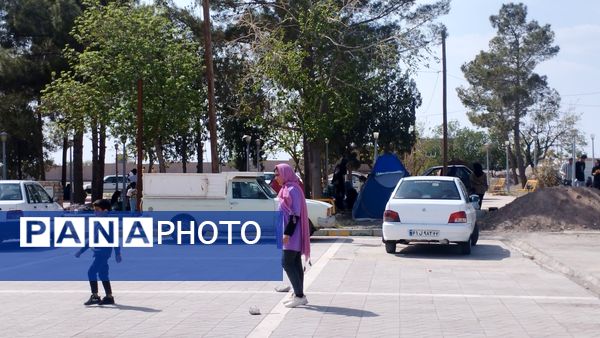 امامزاده سید طاهر الحسینی شهرستان بردسکن میزبان مردم در روز طبیعت