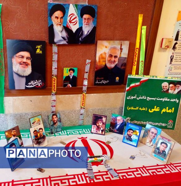 مدارس شهرستان صالح آباد عزادار سید مقاومت