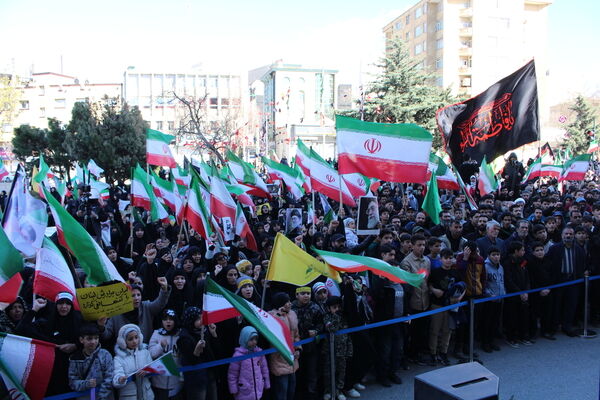 خروشِ عاشقان همدانی در چهلمین سالگرد شهادت رهبر
