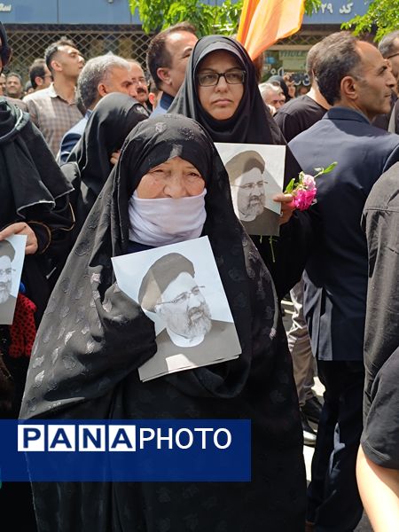 حضور پرشور مردم در آیین تشییع شهید خدمت سرهنگ دوم بهروز قدیمی در ابهر 