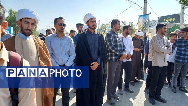 تجمع مردم قلعه‌گنج در حمایت از مردم غزه و محکومیت رژیم صهیونیستی 