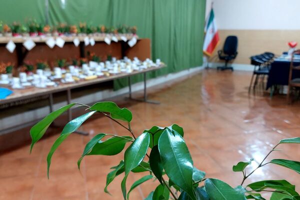 افتتاحیه طرح گلستان زندگی  دبیرستان شهدای هسته‌ای قرچک 