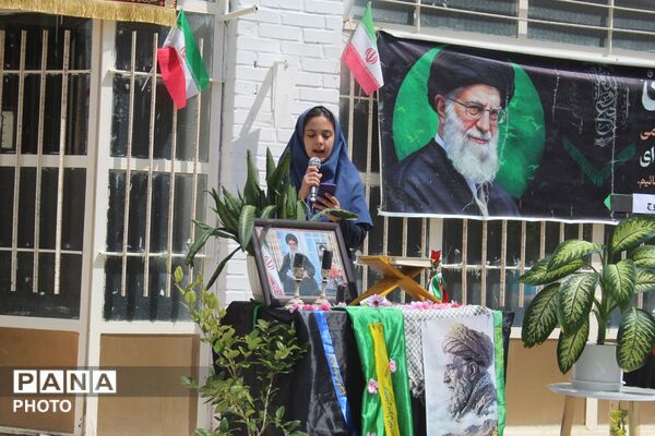 کاشت نهال همزمان با چهلمین روز شهادت فرشتگان میناب 
