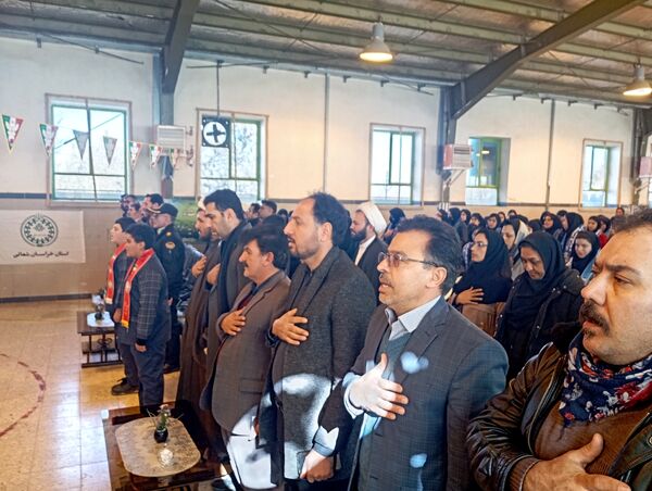 برگزاری مراسم زنگ انقلاب در فاروج