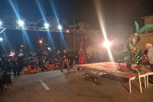 مراسم تعزیه خوانی شهادت حضرت عباس  در قیامدشت