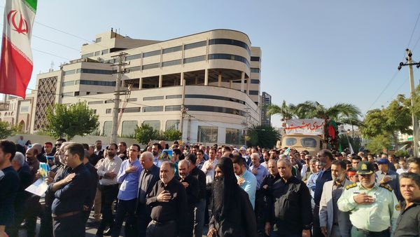 تشییع دو شهید دفاع مقدس در البرز 