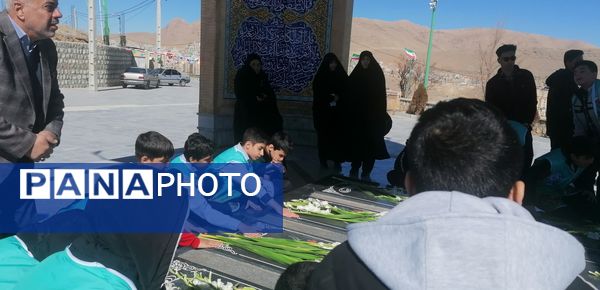 غبارروبی گلزار شهدا 