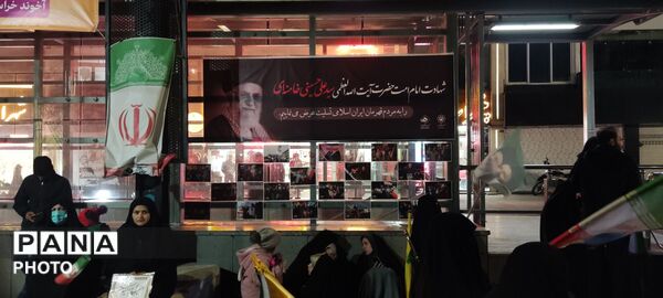 تجمعات مردمی و رژهٔ ماشینی در میدان شریعتی مشهد