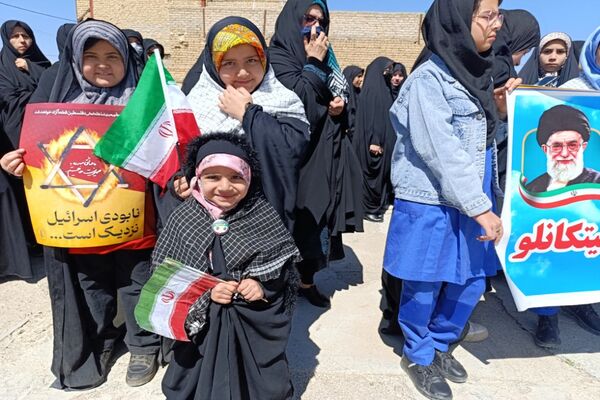 حضور پرشور مردم شهر تیتکانلو در راهپیمایی روز قدس 