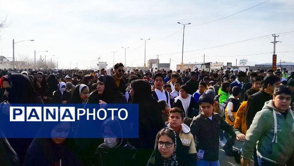 پیاده روی به عشق امام زمان (عج) در خواف