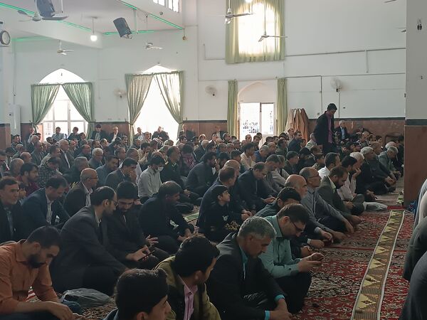 پایان یک ماه بندگی خداوند و نماز عید فطر در گناباد