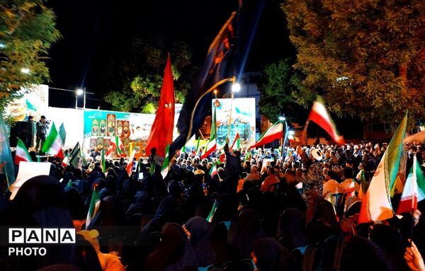 اولین یادواره شهدای جنگ تحمیلی سوم و سردار سرلشکر پاسدار شهید حاج بهرام حسینی مطلق در بیجار