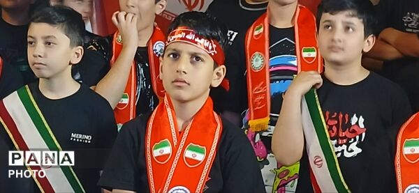حضور جوانان و نوجوانان پیشتاز سازمان دانش‌آموزی البرز در مراسم احلی من العسل