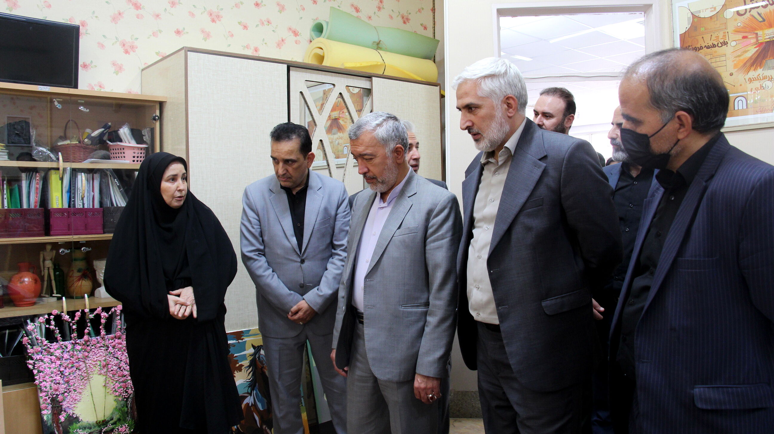بازدید از کارگاه های کارآموزی- کارورزی در هنرستان بصیرت