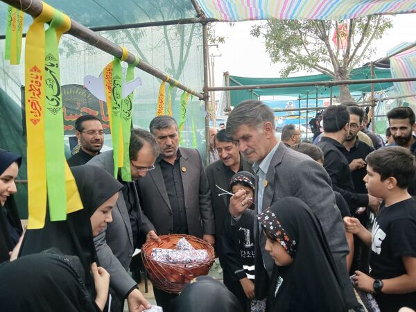 آیین افتتاحیه موکب شهدای دانش‌آموز شهرستان بهار 