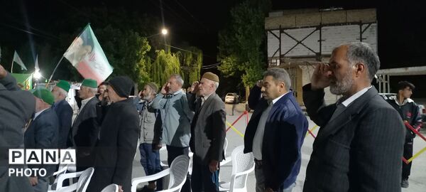 شکوه بصیرت  مردم ولایت مدار شهر بار برای دفاع از وطن 