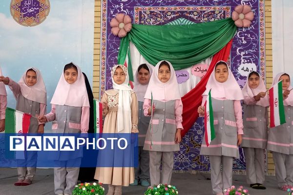 جشن نیمه شعبان و فجر با شور پیشتازان در مدرسه شهید جواد سرافراز