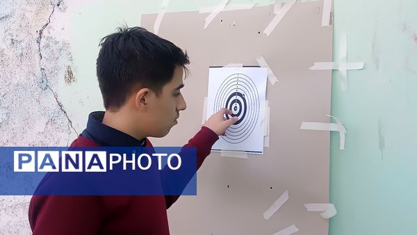 برگزاری مسابقات تیراندازی در دبیرستان شاهد ابوذر غفاری 