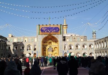 طنین نام علی در حرم رضوی