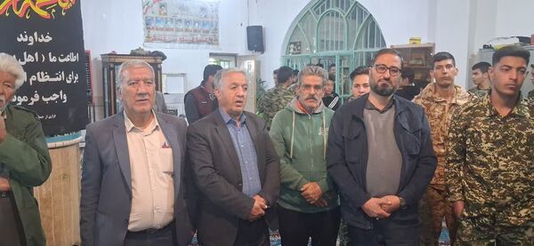عزاداری دهه دوم فاطمیه با حضور شهید گمنام در دهستان شوراب صغیر  