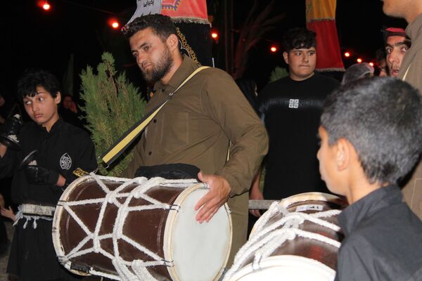 تئاتر دلدادگی در مکان سلسله الذهب نیشابور در شب هفتم محرم 