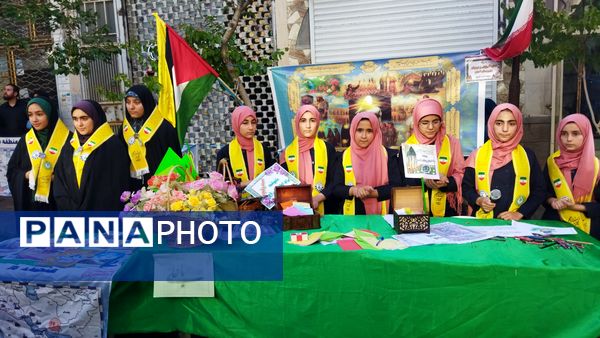 جشن وحدت و ولایت با حضور پرشور دانش‌آموزان اسکو