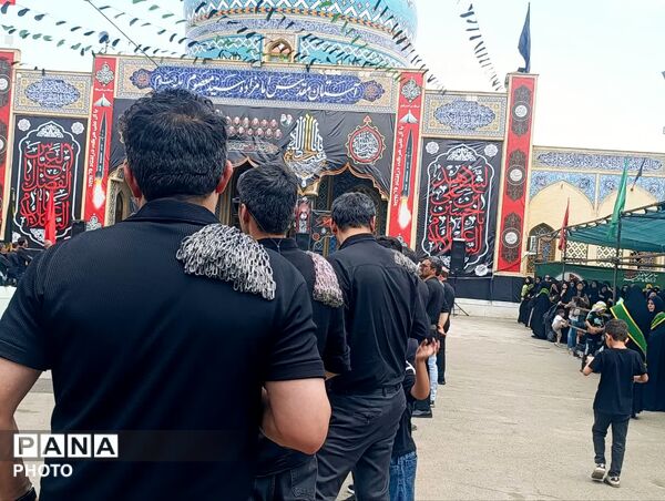 عزاداری تاسوعای حسینی در امامزاده سید معصوم(ع) قم