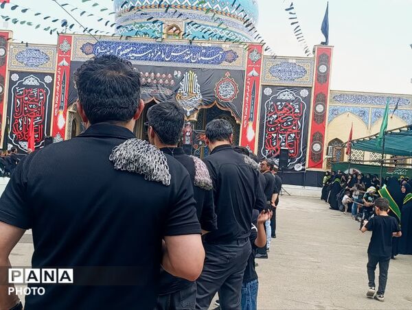 عزاداری تاسوعای حسینی در امامزاده سید معصوم(ع) قم