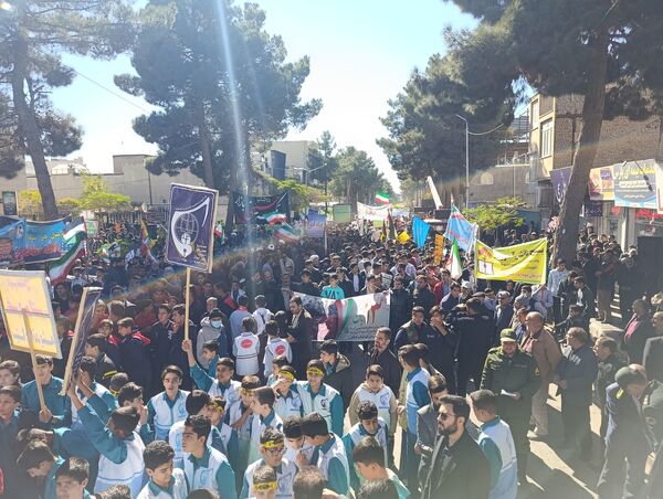 فریاد استقلال و آزادی در طنین ۱۳ آبان در تربت حیدریه