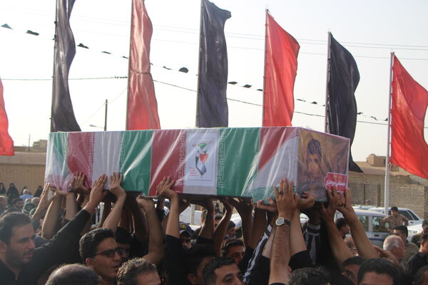 وداع یزد با شهید مدافع وطن