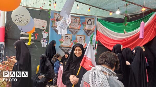 حضور دختران مبارز و جانفدای ایران در پاتوق نوجوانان مبارز