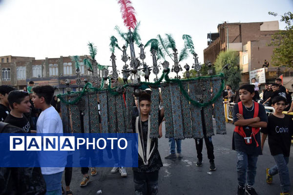 کاروان نمادین اسرای کربلا در قم - 2