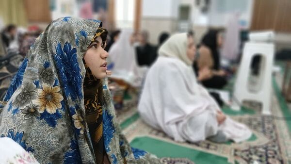 شور معنوی اعتکاف دانش‌آموزی در دامغان