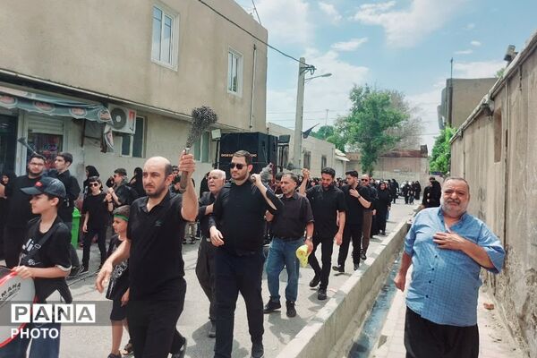 مراسم سوگواری قمربنی هاشم (ع) در شهرک گلشهر چهاردانگه