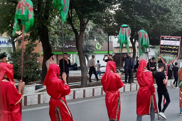 شبیه سازی ورود اسرای کربلا به شام
