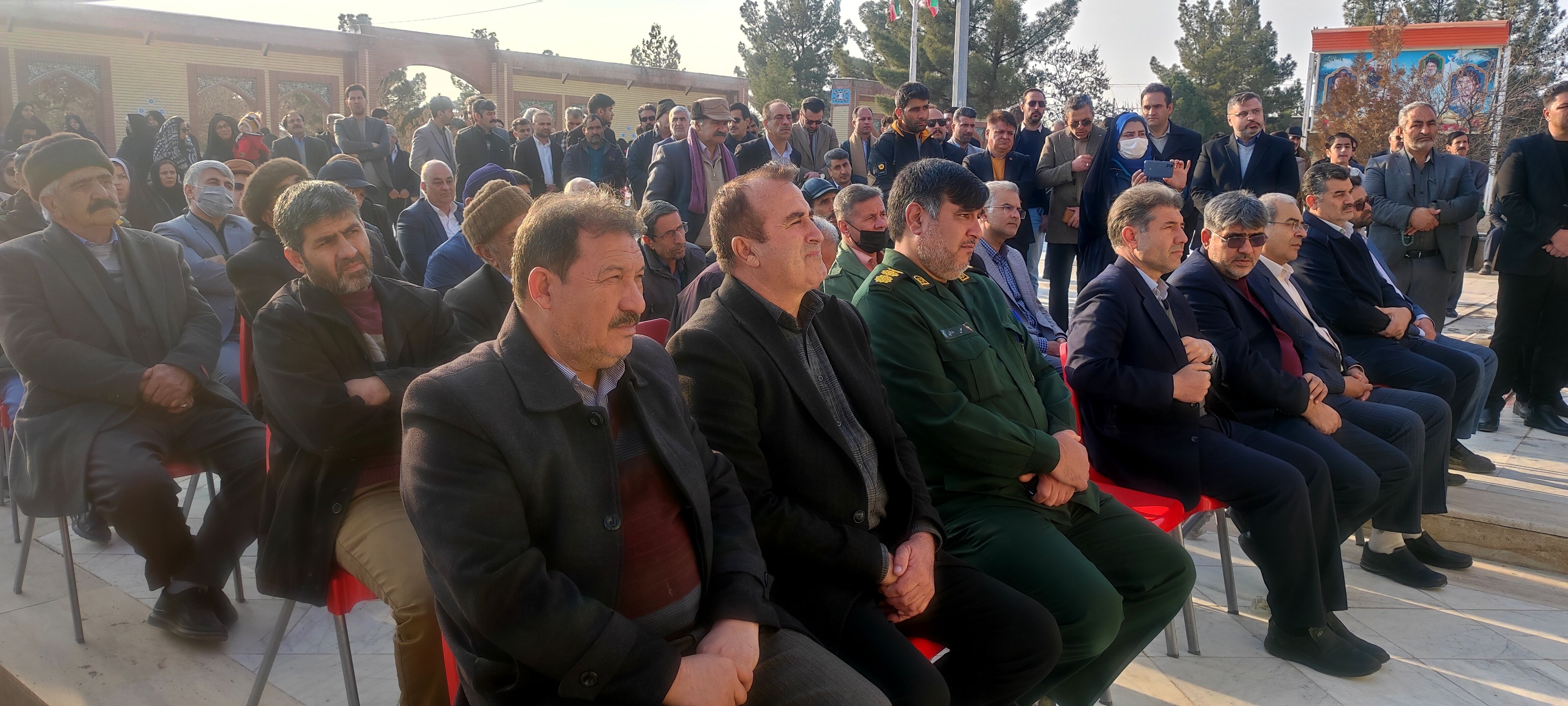 جشن پدران آسمانی در گلزار شهدای شهر زیارت