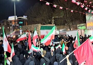 مراسم وداع شهید پاسدار مهدی تقی پور در شهرک امیریه