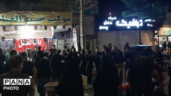 موکب خیمه العباس در شب تاسوعای حسینی 