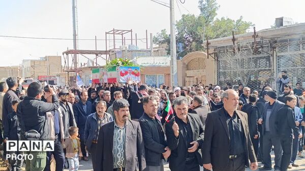 خلیل‌آباد میزبان پیکر شهید ناوگروه دوم سجاد عسکری