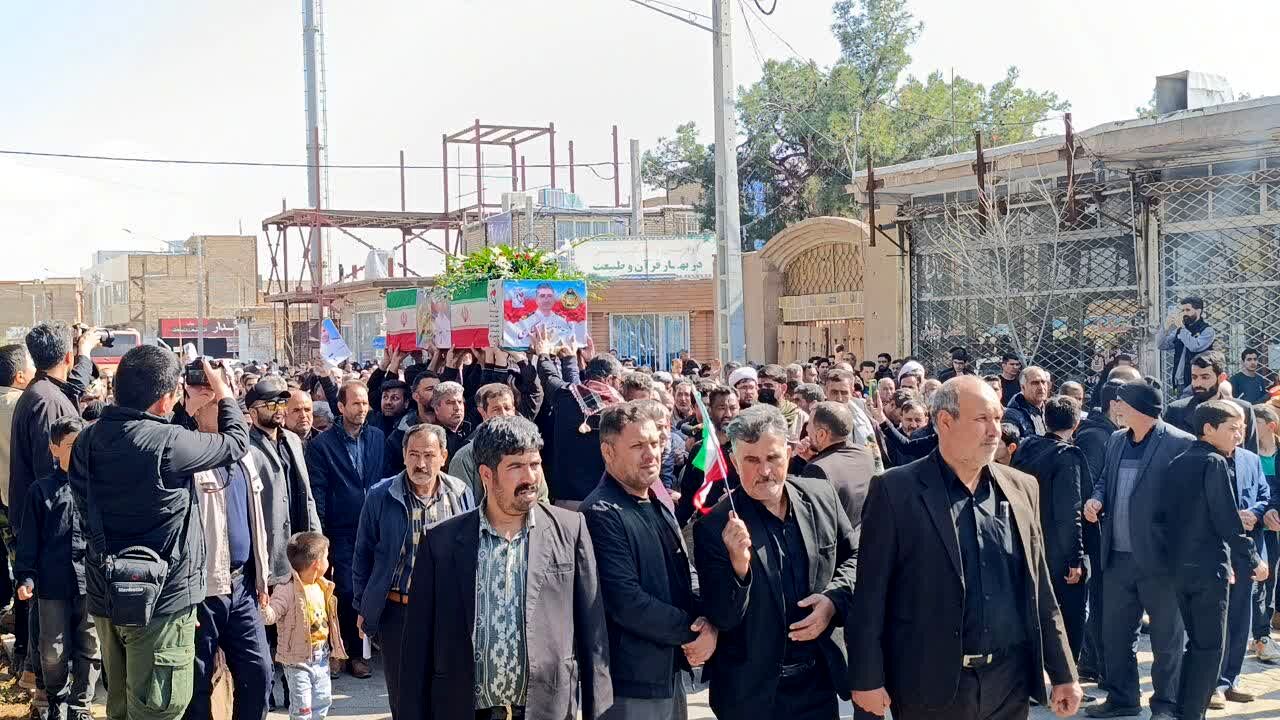 خلیل‌آباد میزبان پیکر شهید ناوگروه دوم سجاد عسکری