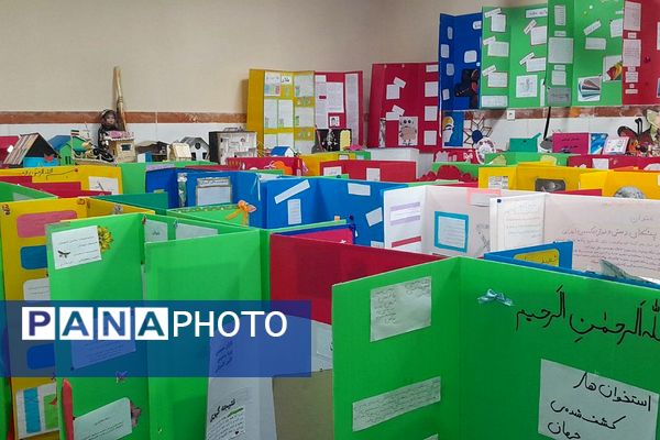 برپایی نمایشگاه طرح جابر در مدرسه حسنا بهارستان‌۲