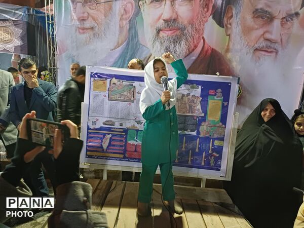 فرهنگیان و دانش‌آموزان گلوگاه یک‌صدا برای انقلاب