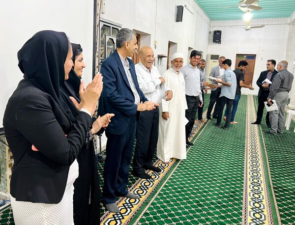 مراسم تجلیل از فرهنگیان بندر گروگ سیریک