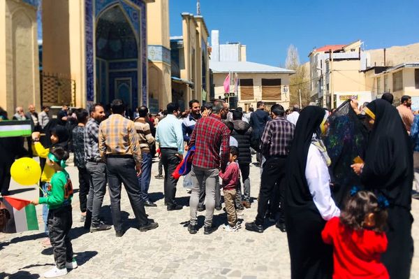 حضور پرشور مردم سپیدان در راهپیمایی روز قدس